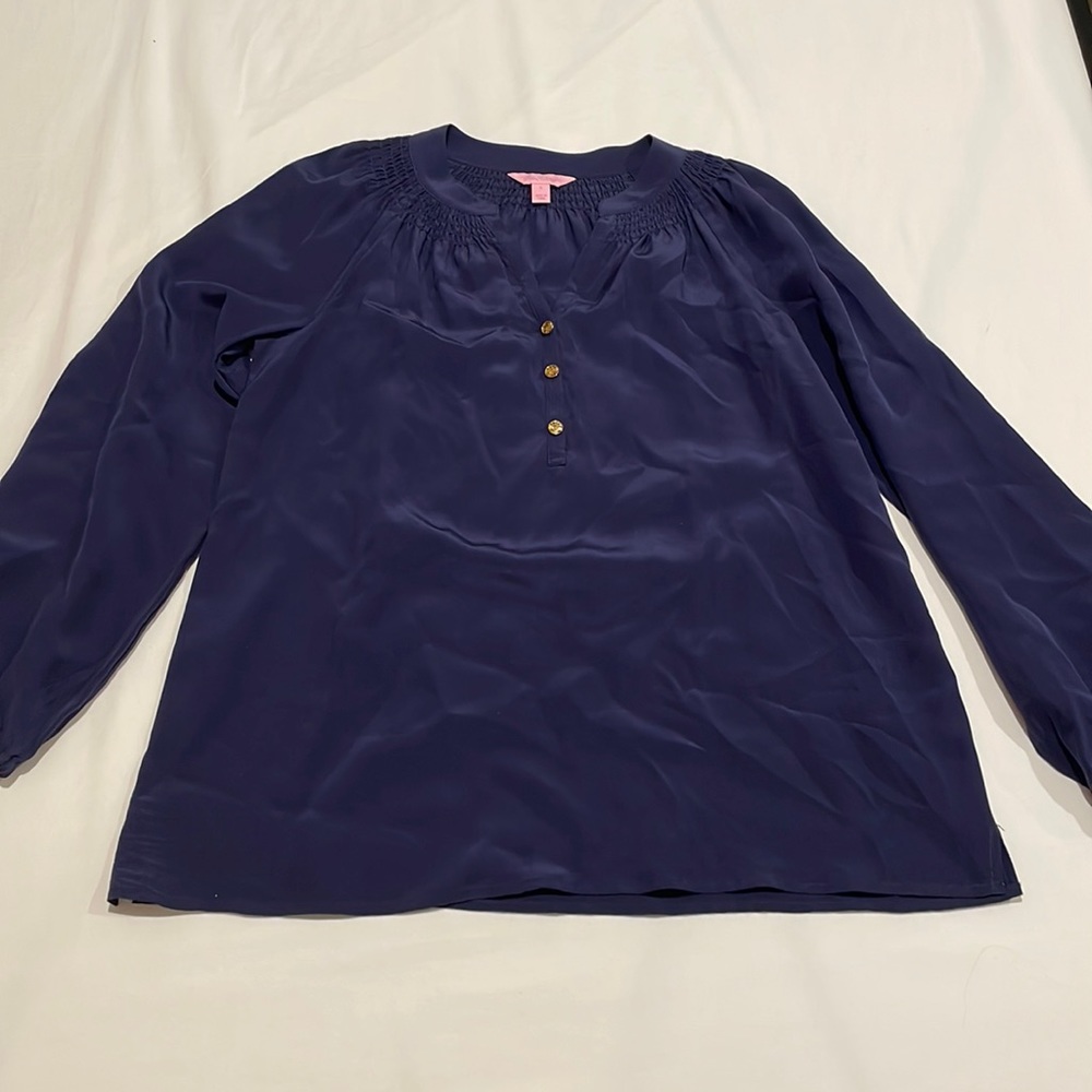 Navy Lilly Pulitzer blouse